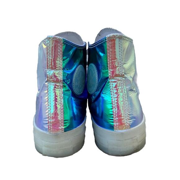 Converse Chuck 70 High Top White Iridescent Mens Size 12. 163786C - Picture 8 of 13